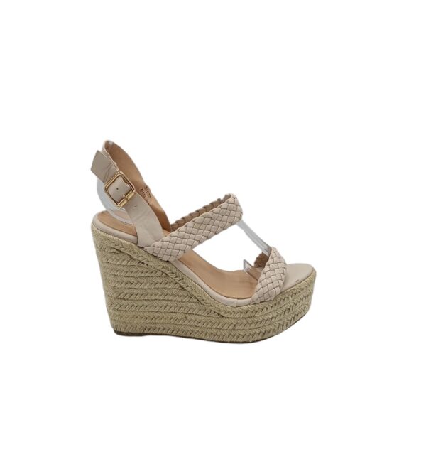 Sandale dama Krush 39, imitatie de piele, bej - imagine 1