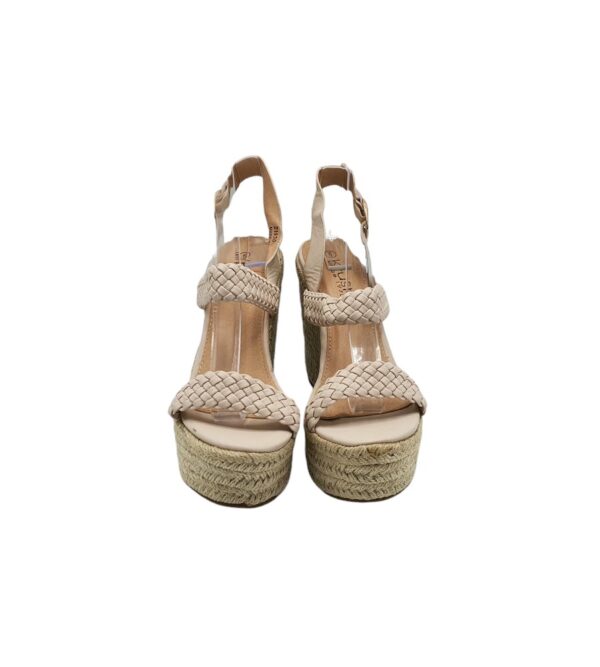 Sandale dama Krush 39, imitatie de piele, bej - imagine 3