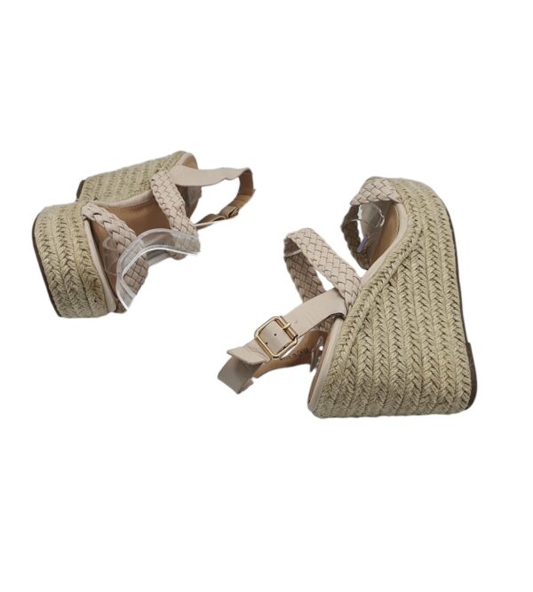 Sandale dama Krush 39, imitatie de piele, bej - imagine 4