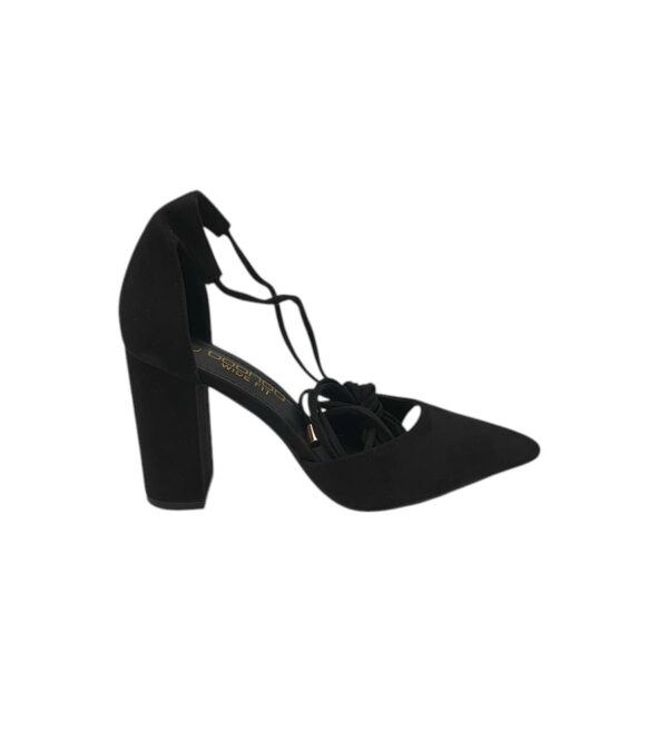 Sandale dama Boohoo 38, material textil, negru - imagine 1