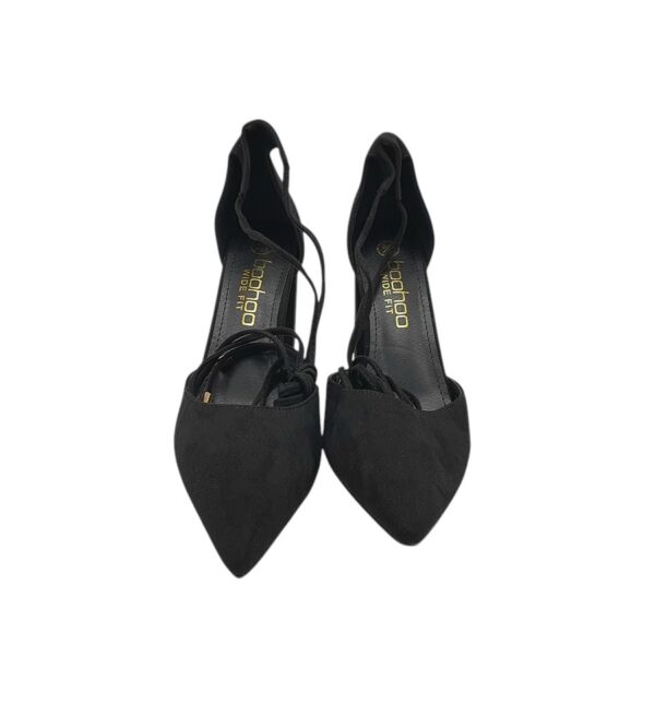 Sandale dama Boohoo 38, material textil, negru - imagine 3