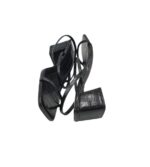 Sandale dama Boohoo 37, imitatie de piele, negru - imagine 4