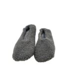Papuci de casa unisex Primark 41, material textil, gri - imagine 3