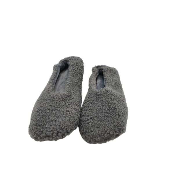 Papuci de casa unisex Primark 41, material textil, gri - imagine 3