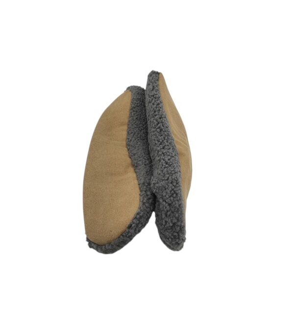 Papuci de casa unisex Primark 41, material textil, gri - imagine 4