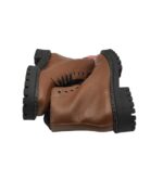 Ghete dama Last 37, piele, maro - imagine 4