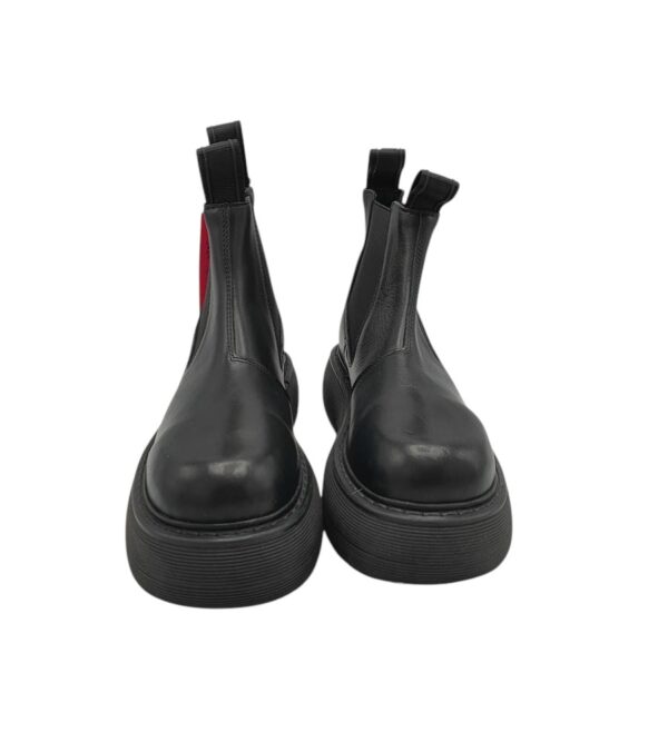 Ghete dama Last  37, piele, negru - imagine 3