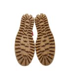 Ghete dama Last 37, piele intoarsa, bej - imagine 5