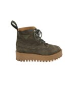 Ghete dama Last 37, piele intoarsa, gri