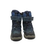 Ghete copii 31, material textil, piele intoarsa, albastru, imblanite - imagine 4