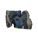 Ghete copii 31, material textil, piele intoarsa, albastru, imblanite - imagine 3
