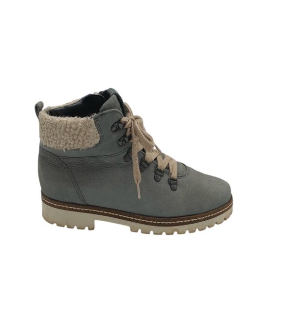 Ghete dama Waldlaufer 38, piele, gri, imblanite - imagine 1