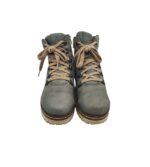 Ghete dama Waldlaufer 38, piele, gri, imblanite - imagine 3