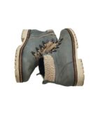 Ghete dama Waldlaufer 38, piele, gri, imblanite - imagine 4