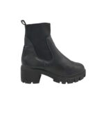 Ghete dama Asos 39, imitatie de piele, material textil,  negru