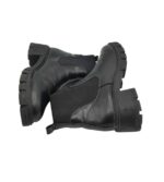Ghete dama Asos 39, imitatie de piele, material textil,  negru - imagine 4