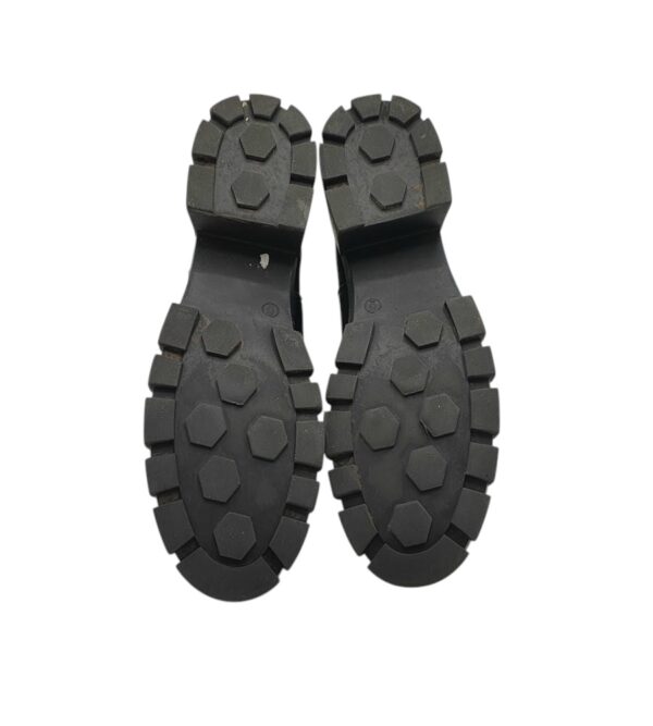 Ghete dama Asos 39, imitatie de piele, material textil,  negru - imagine 5