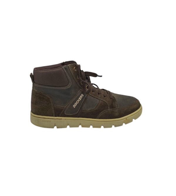 Ghete barbati Dockers 42, piele, piele intoarsa, maro - imagine 1