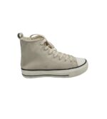 Tenisi dama Primark 40, imitatie de piele, gri, imblanite