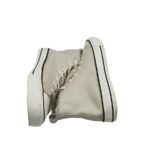 Tenisi dama Primark 40, imitatie de piele, gri, imblanite - imagine 4