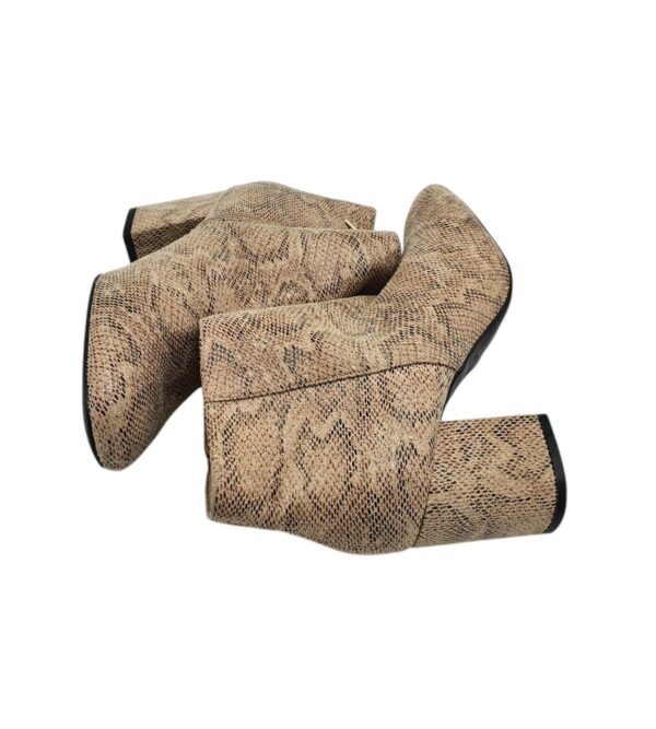 Botine dama Envy 41, material textil, bej - imagine 4