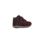 Adidasi copii Superfit 24, piele intoarsa, visiniu, Gore -tex
