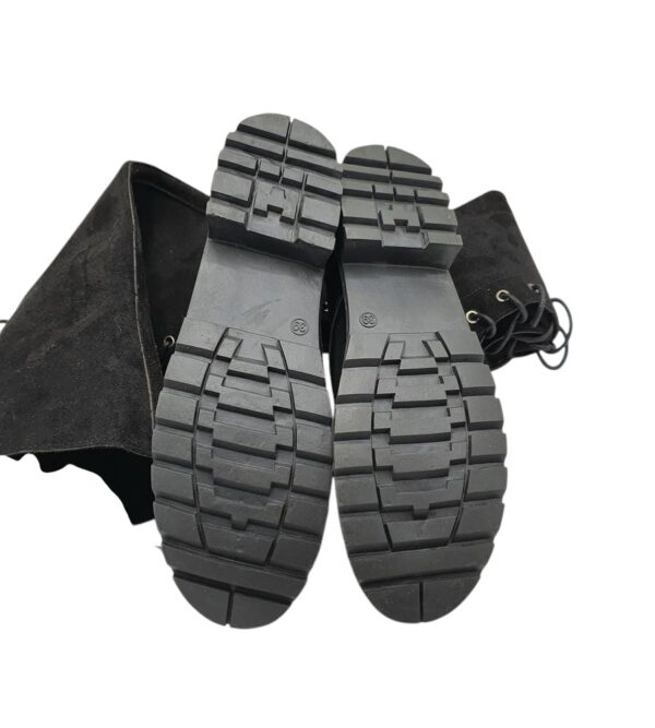 Cizme dama 38, material textil, negru - imagine 5