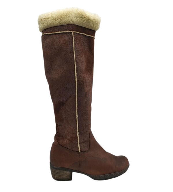 Cizme dama Gabor 41, piele, maro, imblanite - imagine 1