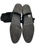 Cizme dama Jd 42, piele intoarsa, negru - imagine 5