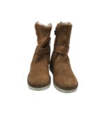 Cizme copii Primigi 32, piele intoarsa , maro, imblanite, Gore-tex - imagine 3