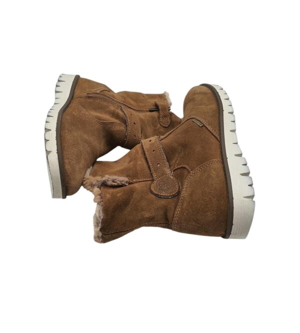 Cizme copii Primigi 32, piele intoarsa , maro, imblanite, Gore-tex - imagine 4