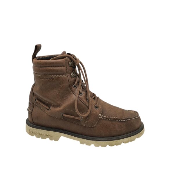 Ghete barbati Sperry 43, piele, maro - imagine 1