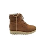 Ghete dama Tamaris 36, piele, maro, captusite