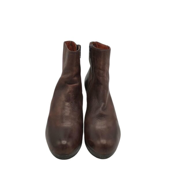 Botine dama Hogl 38, piele, maro - imagine 3