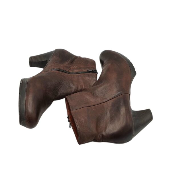 Botine dama Hogl 38, piele, maro - imagine 4