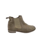 Botine dama Tamaris 40, piele intoarsa, gri