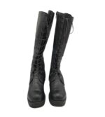 Cizme dama Vagabond 37, piele, material textil, negru - imagine 3