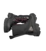 Ghete dama Last 37, material textil, piele, negru - imagine 4