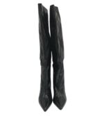 Cizme dama Boohoo 38, imitatie de piele, negru - imagine 3