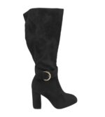 Cizme dama Boohoo 40, material textil, negru