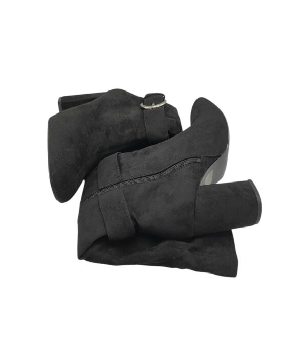 Cizme dama Boohoo 40, material textil, negru - imagine 4