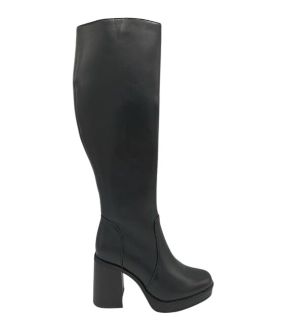 Cizme dama Krush 38, imitatie de piele, negru - imagine 1