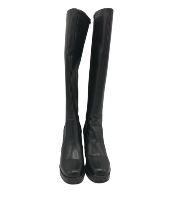 Cizme dama Krush 38, imitatie de piele, negru - imagine 3