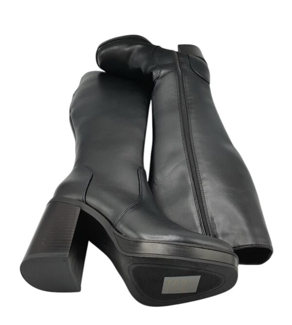 Cizme dama Krush 38, imitatie de piele, negru - imagine 4