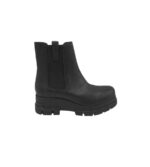 Botine dama Bianco  36,  piele , material textil, negru