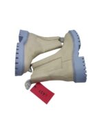 Ghete dama Last 37,  piele, material textil, bej - imagine 4