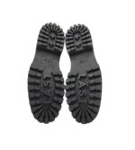 Ghete dama Last 37,  piele, material textil, alb negru - imagine 5