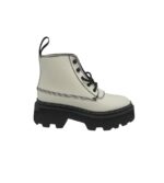 Ghete dama Last 37,  piele, alb