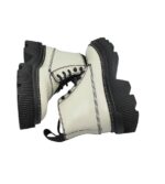 Ghete dama Last 37,  piele, alb - imagine 4