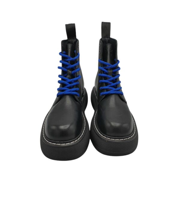 Ghete dama Last 37,  piele, negru - imagine 3